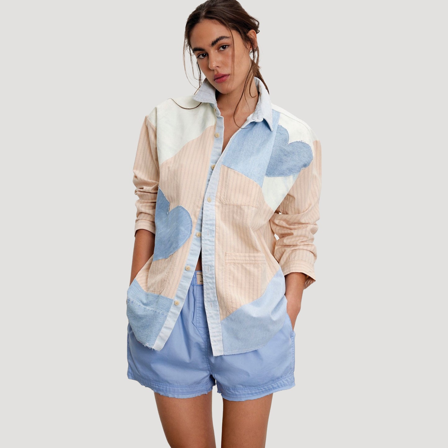 Tricia Fix Heart Applique Shirt