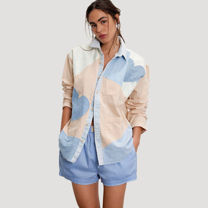 Tricia Fix Heart Applique Shirt