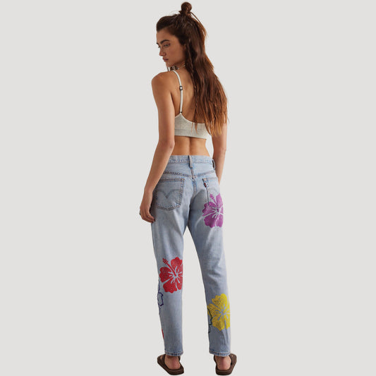 Tricia Fix Hibiscus Jeans