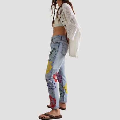 Tricia Fix Hibiscus Jeans