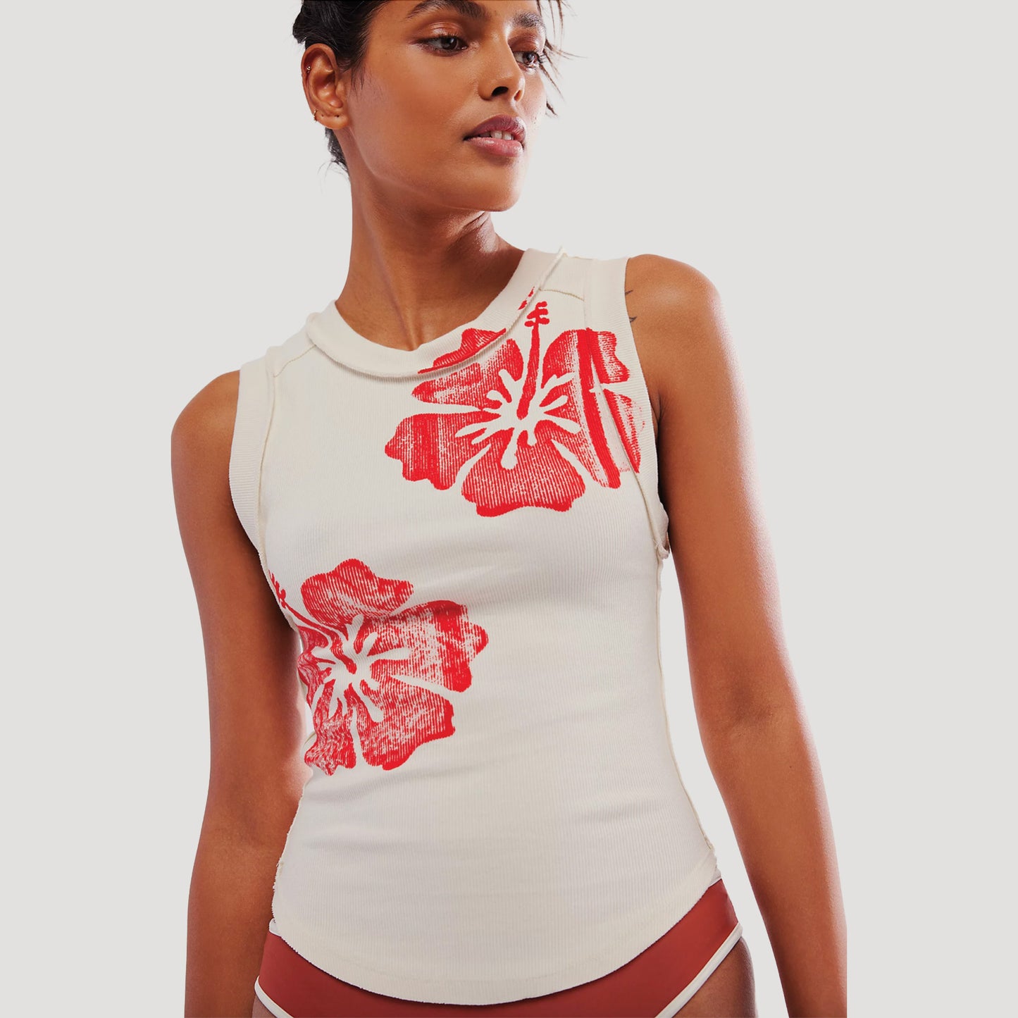 Tricia Fix Hibiscus Tank