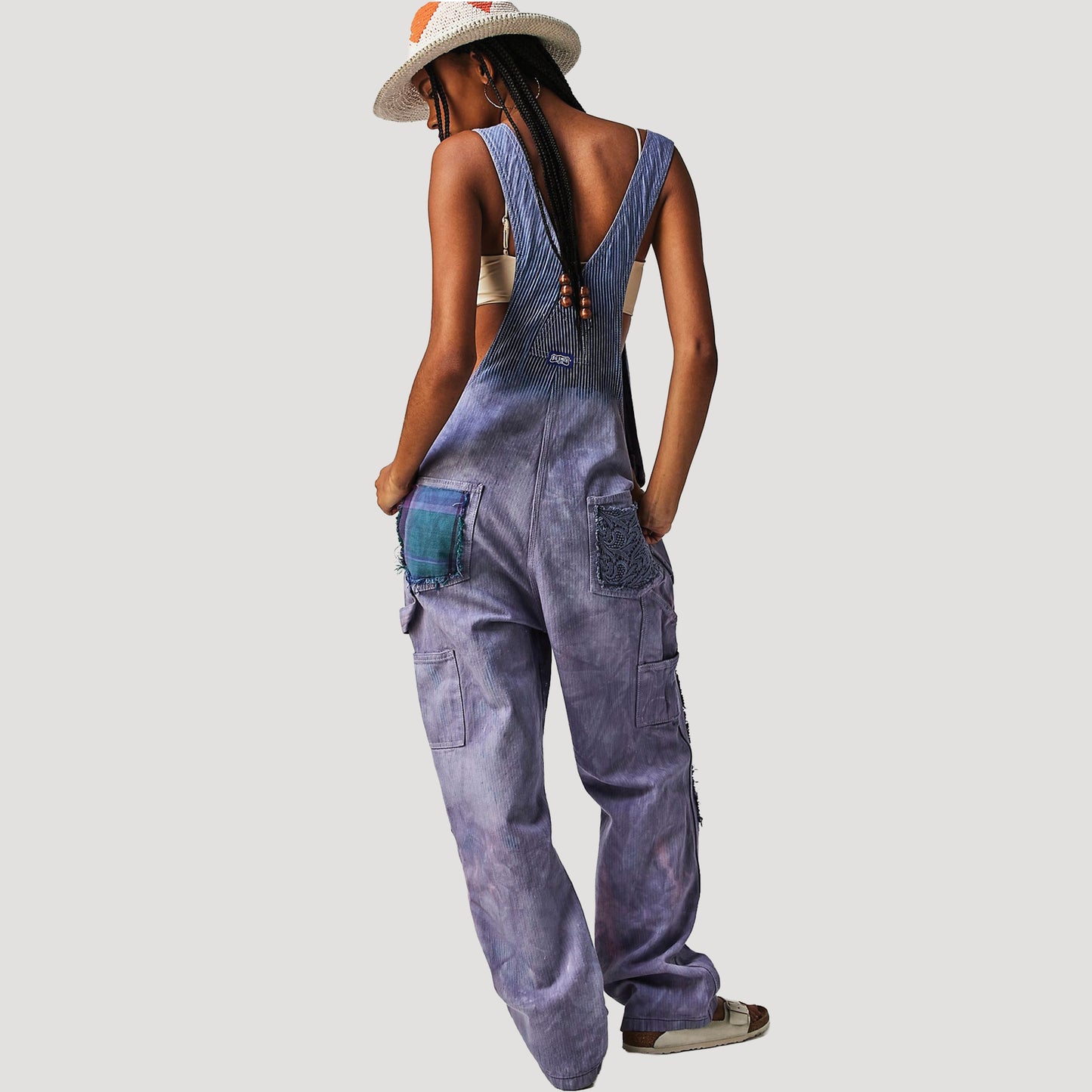 Tricia Fix Hickory Stripe Overalls