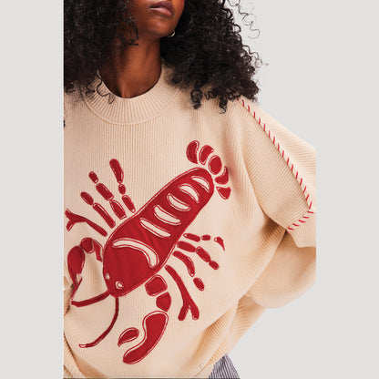 Tricia Fix Lobster Sweater