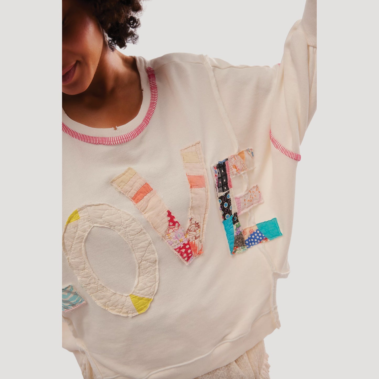Tricia Fix Love Sweatshirt