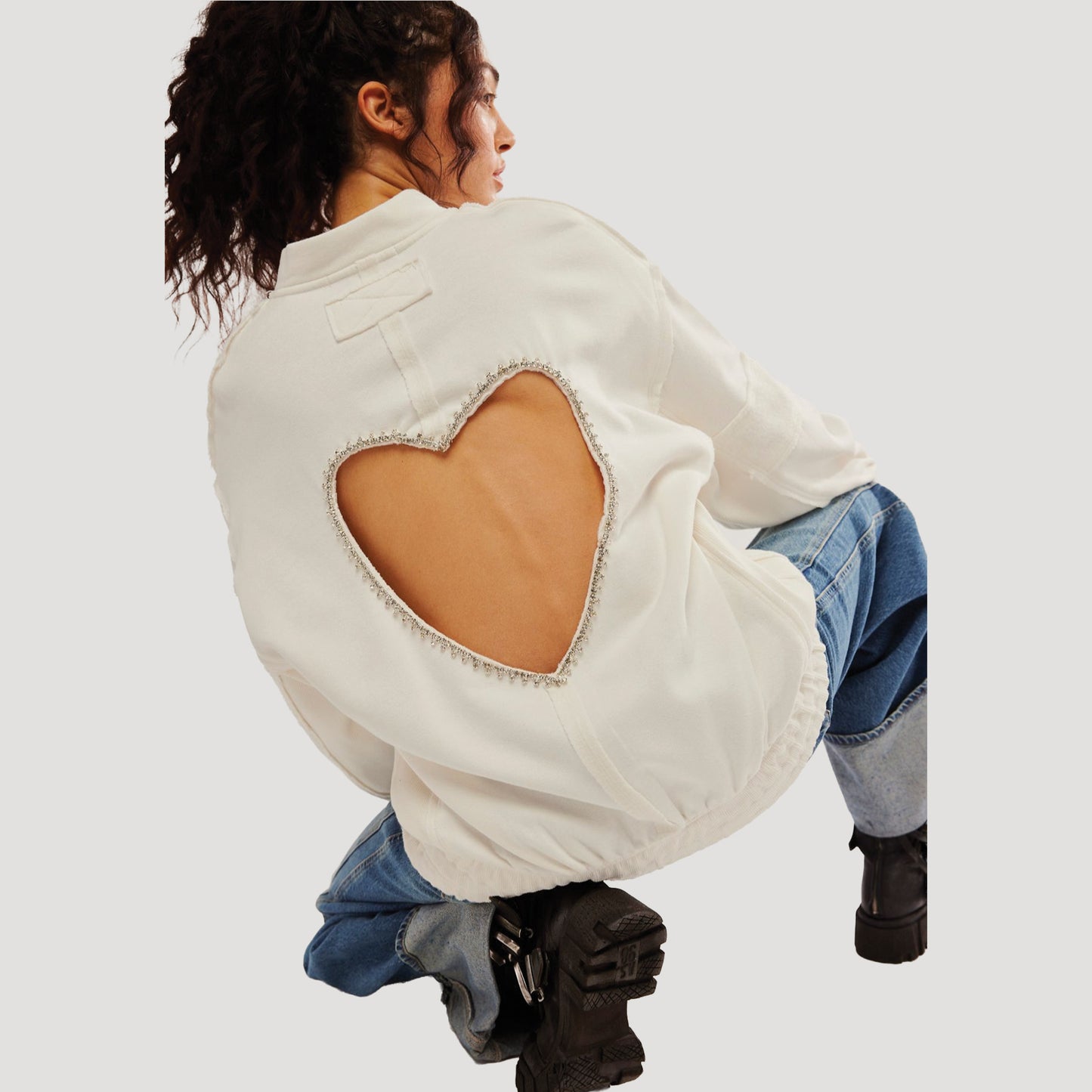 Tricia Fix Open Heart Sweatshirt