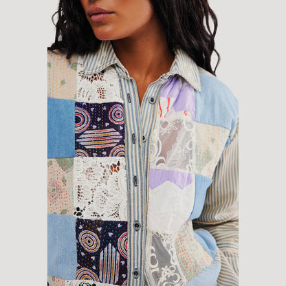 Tricia Fix Patchwork Craft Shirt