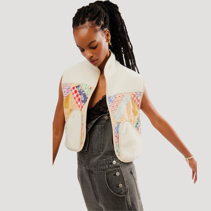 Tricia Fix Quilted Sherpa Vest