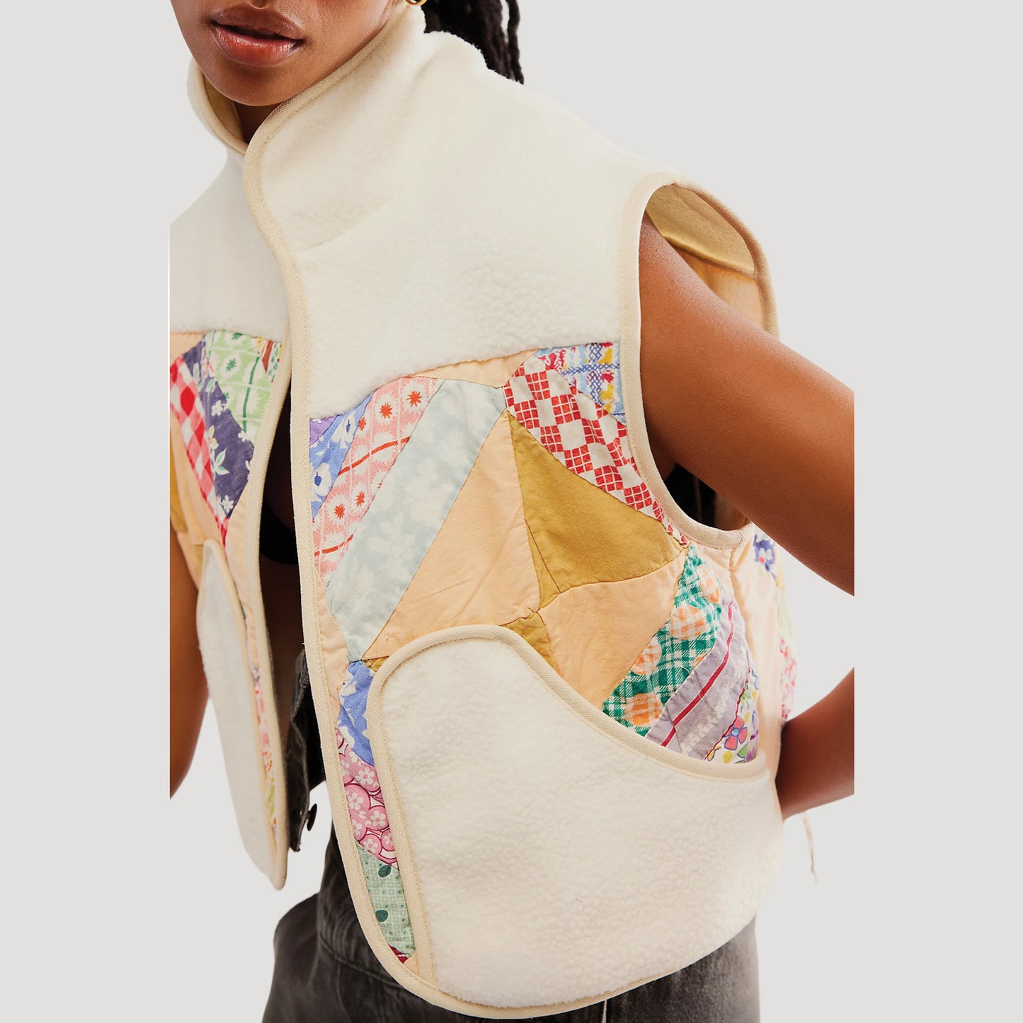 Tricia Fix Quilted Sherpa Vest