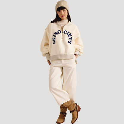 Tricia Fix Ski Society Quarter Zip