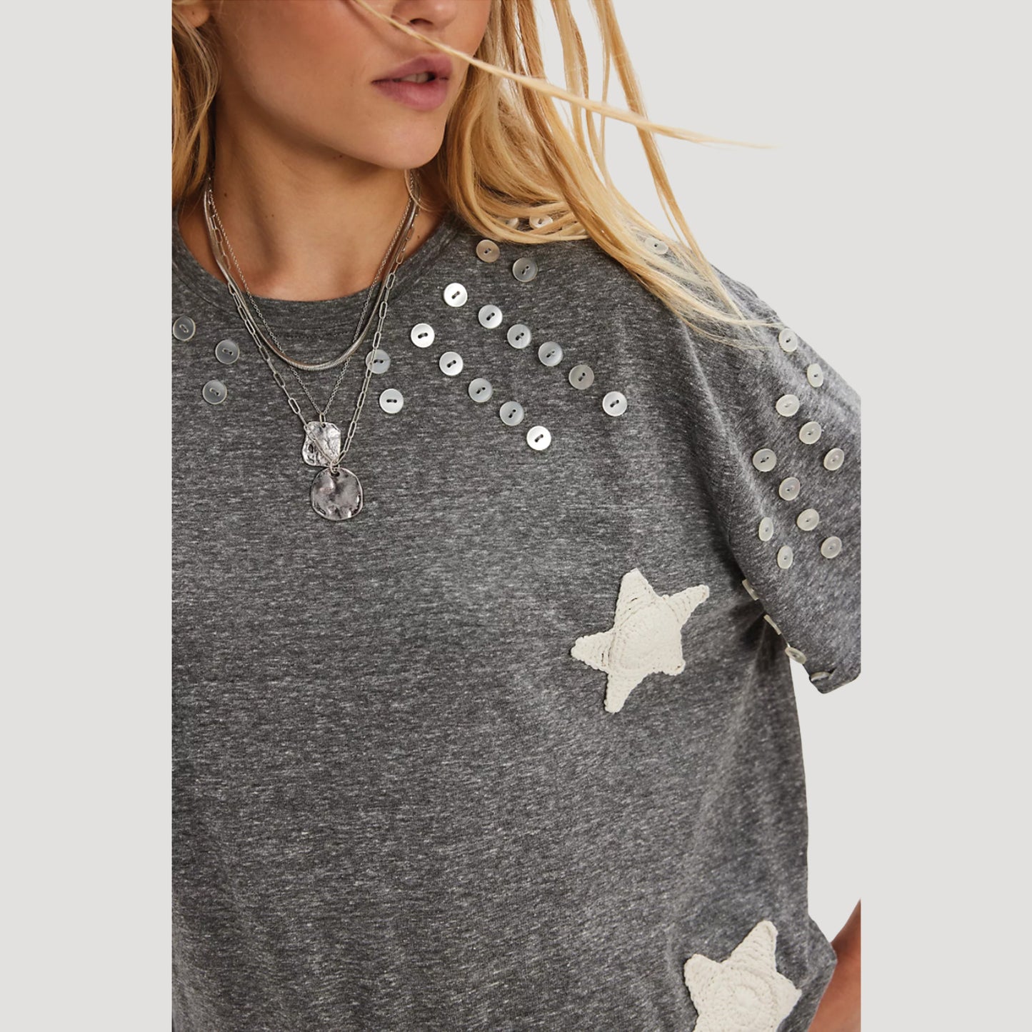 Tricia Fix Star Button Tee