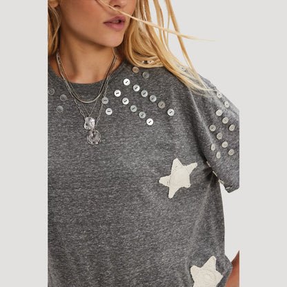 Tricia Fix Star Button Tee