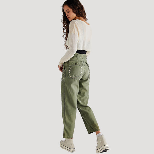 Tricia Fix Studded Cargo Pants