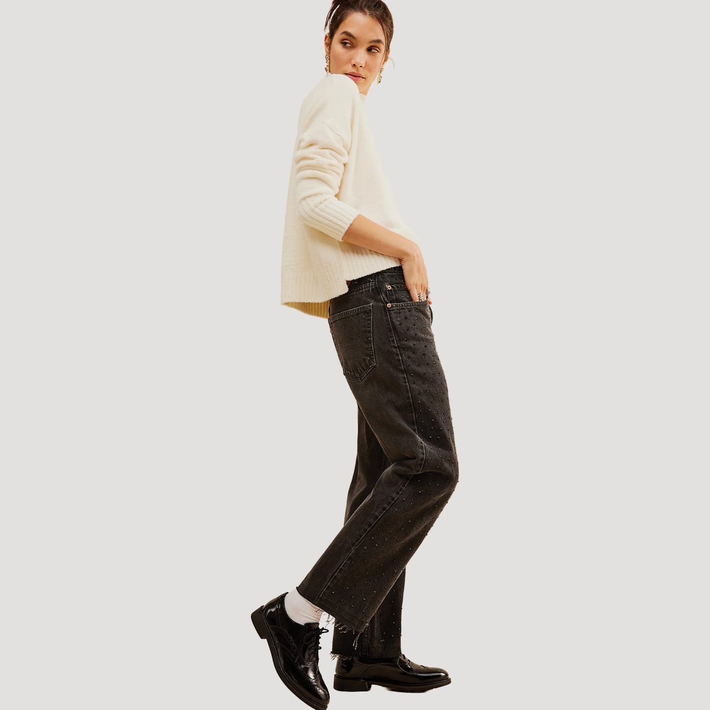 Tricia Fix Studded Jeans