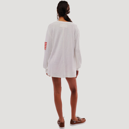 Tricia Fix USA Patched Long-Sleeve Tee