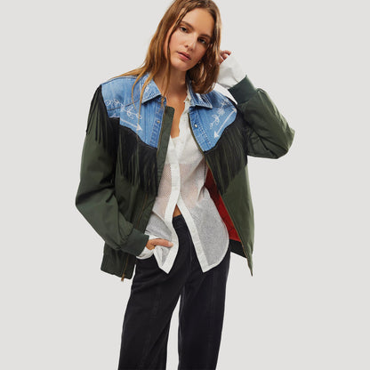Tricia Fix Western Bomber Jacket