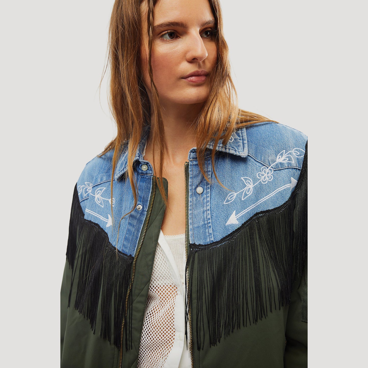 Tricia Fix Western Bomber Jacket