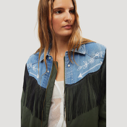 Tricia Fix Western Bomber Jacket