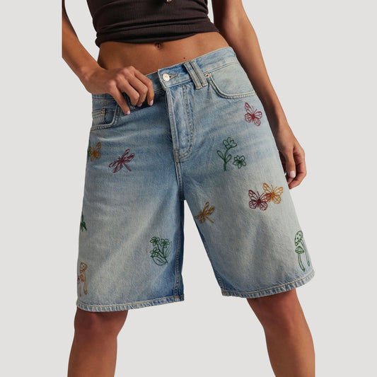 Tricia Fix Montana Embroidered Shorts