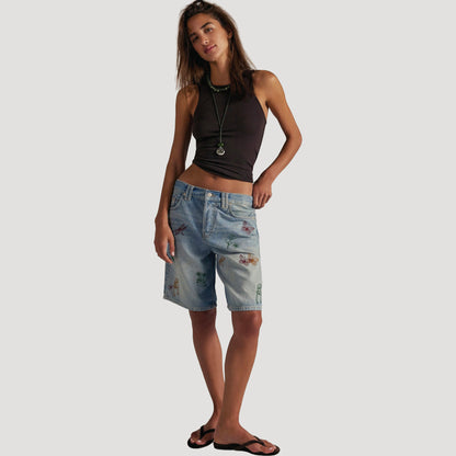 Tricia Fix Montana Embroidered Shorts