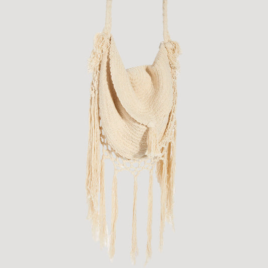 Wind Whispers Macrame Shoulder Bag
