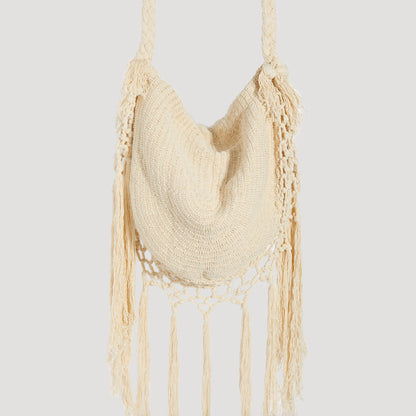 Wind Whispers Macrame Shoulder Bag