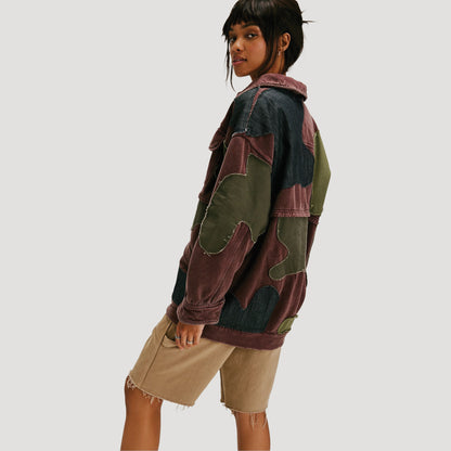 Camo Sweater Jacket