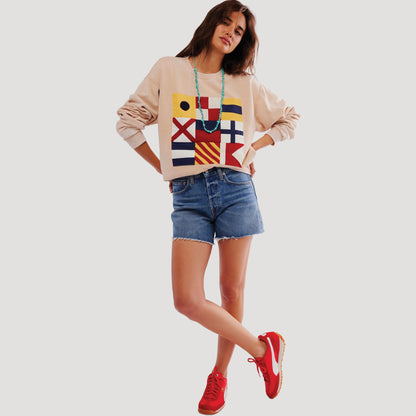 Tricia Fix Nautical Flag Crew