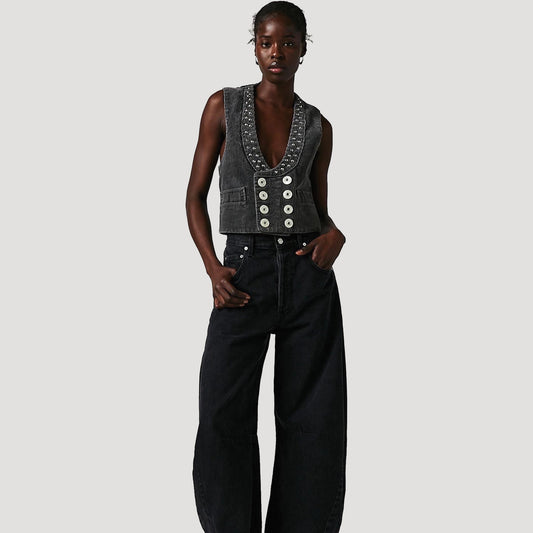Reworked Corduroy Hardware Vest