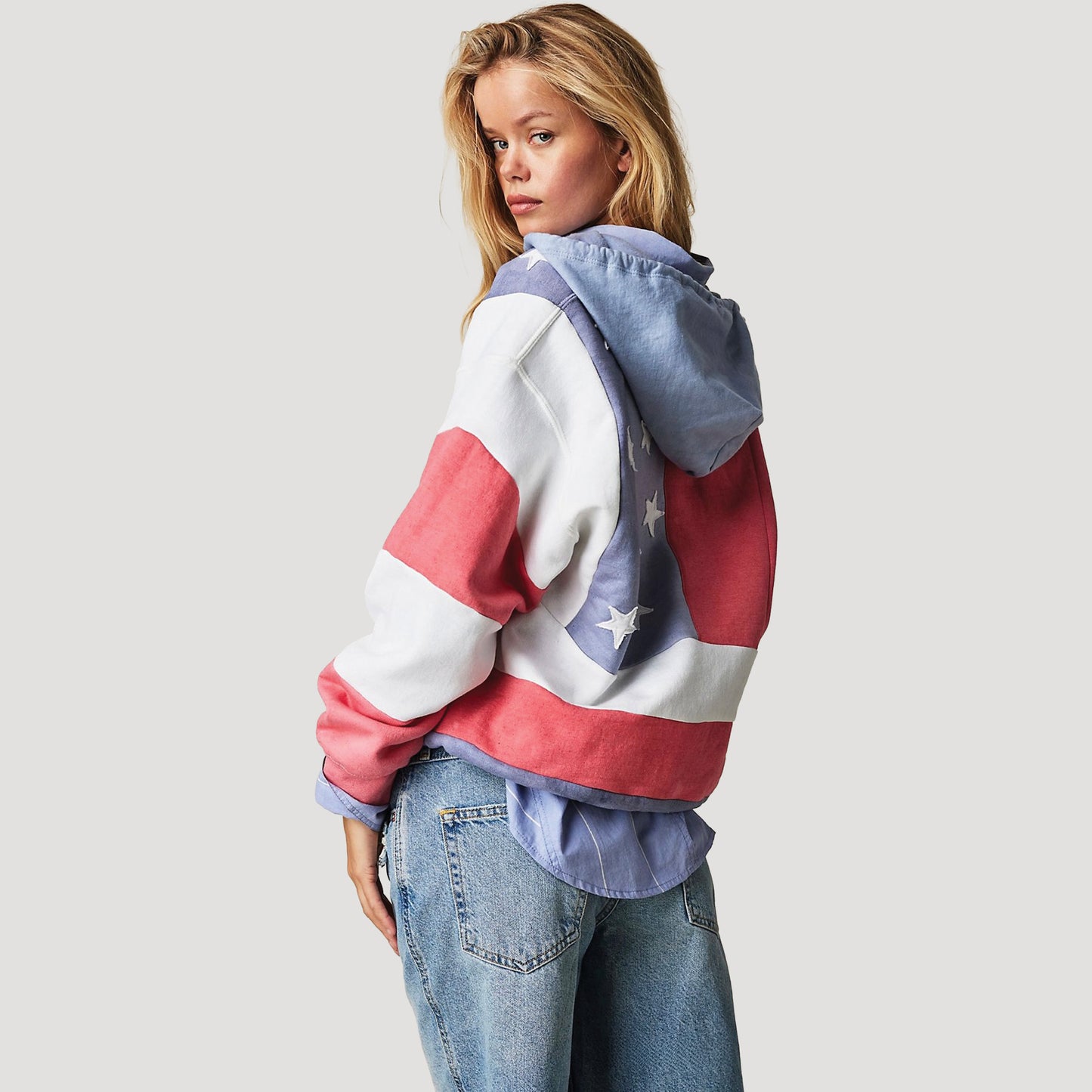 Tricia Fix American Flag Pullover