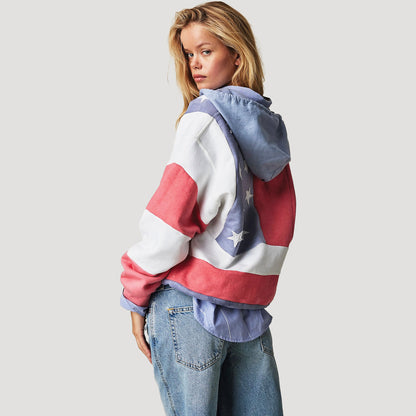 Tricia Fix American Flag Pullover