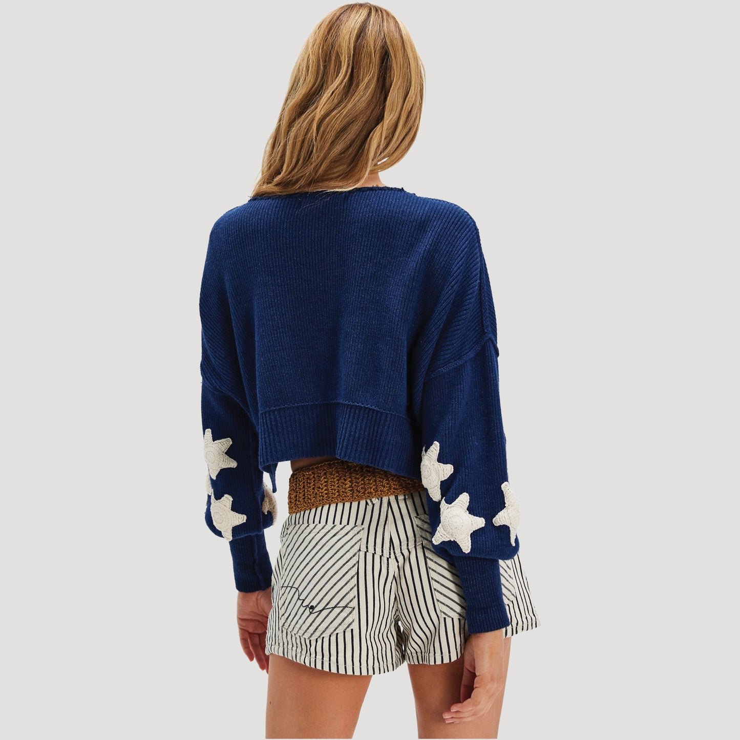 Tricia Fix Crochet Stars Sweater