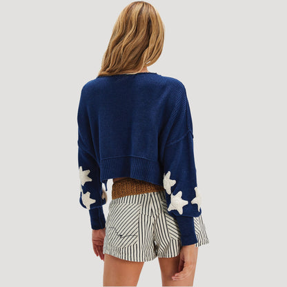 Tricia Fix Crochet Stars Sweater